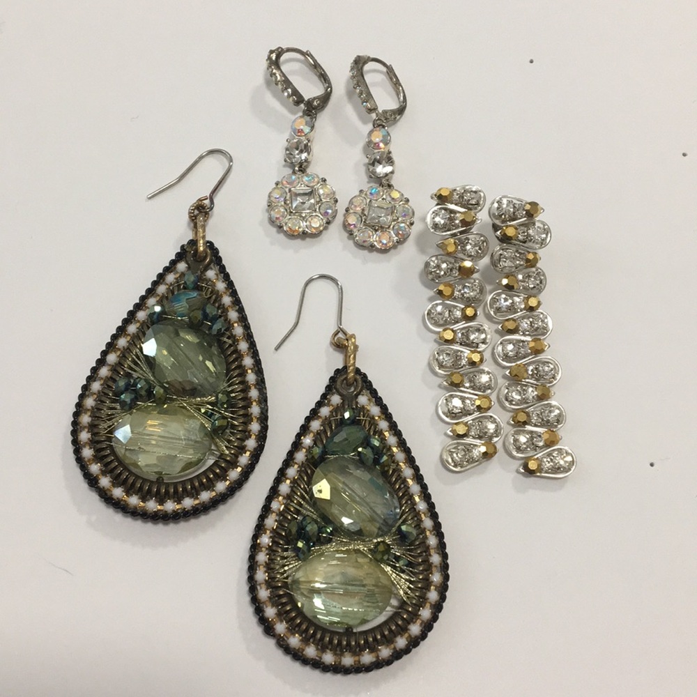 Three Pairs of Earrings
